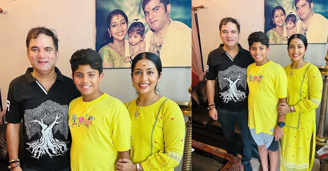navya-nair-family