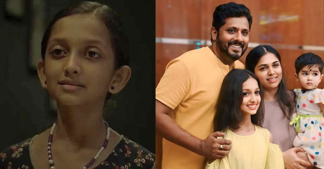 aavni-anjali-nair (1) ഫീനിക്സ് സിനിമയിൽ ആവണി, (2) കുടുംബത്തിനൊപ്പം