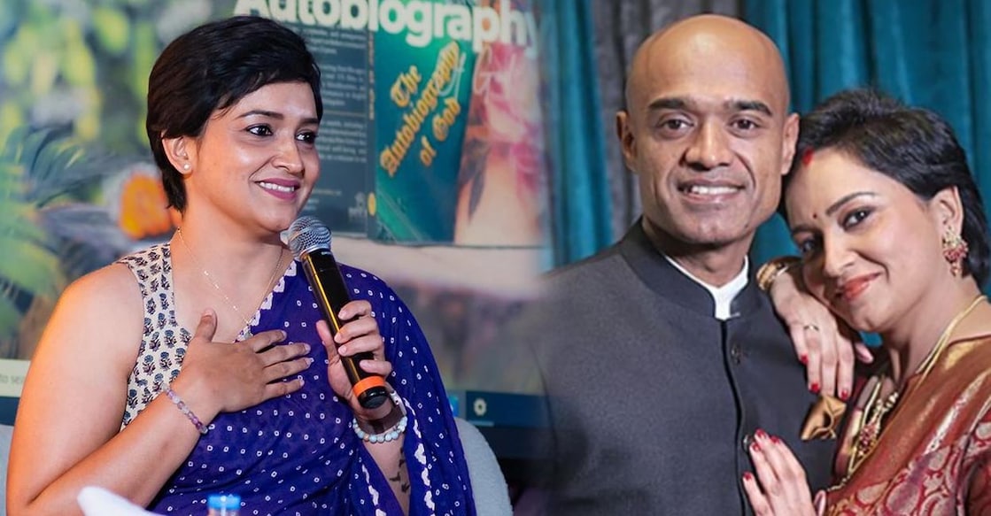 lena-prashanth-balakrishnan പ്രശാന്ത് ബാലകൃഷ്ണൻ നായർക്കൊപ്പം ലെന