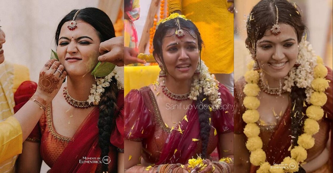 aparna-das-haldi ഹൽദി ആഘോഷ വേളയിൽ അപർണ ദാസ്
