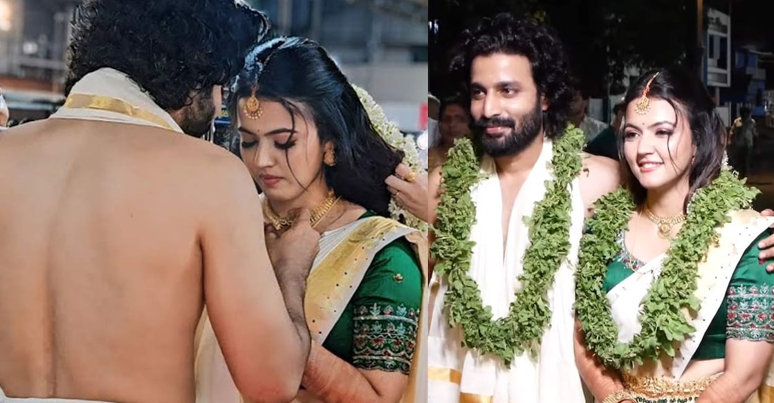 aparna-das-deepak-parambol-wedding അപർണ ദാസും ദീപക് പറമ്പോലും