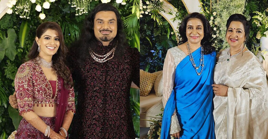 varalaxmi-wedding വരലക്ഷ്മിയുടെ വിവാഹ റിസപ്ഷനിൽ നിന്നും
