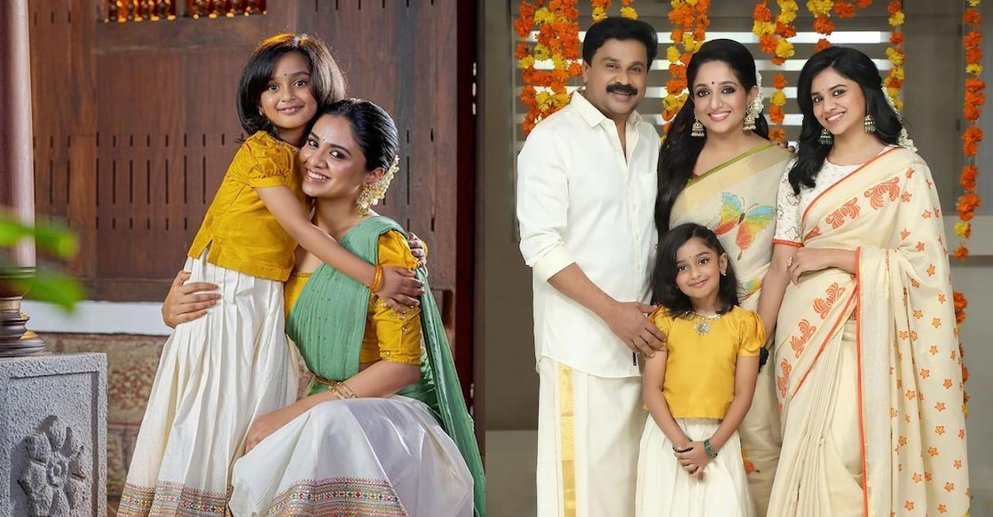 kavya-meenakshi ദിലീപ് കുടുംബത്തിനൊപ്പം