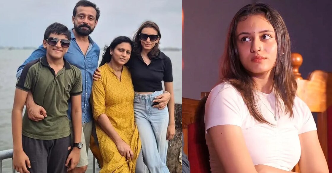 നന്ദ നിഷാന്ത് കുടുംബത്തിനൊപ്പം
