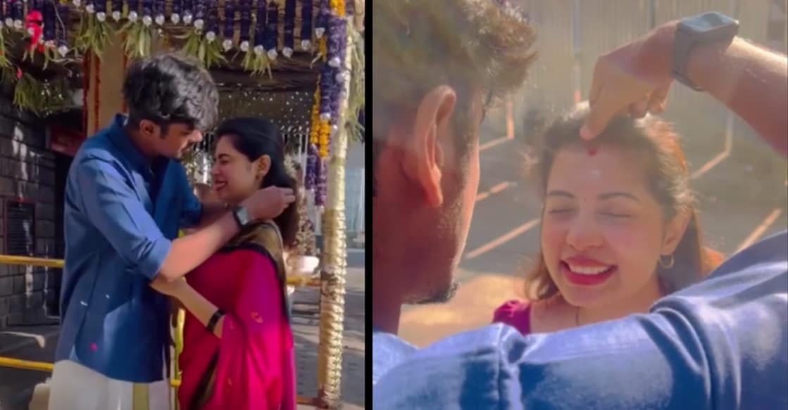 diya-krishna-secret-wedding ദിയ കൃഷ്ണ പങ്കുവച്ച വിഡിയോയിൽ നിന്നും