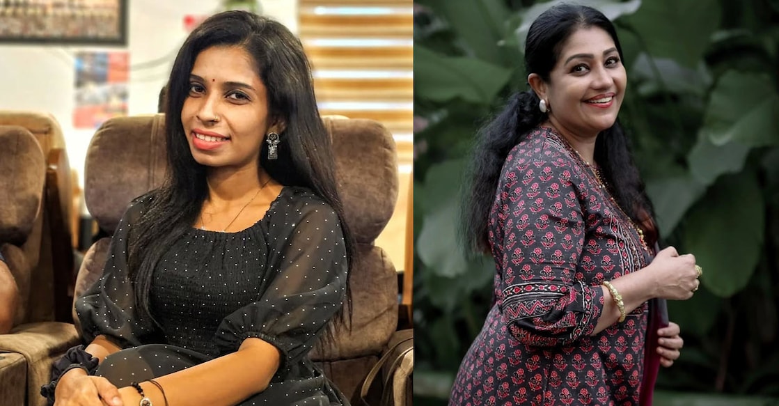 renu-thesny രേണു സുധി, തെസ്നിഖാൻ
