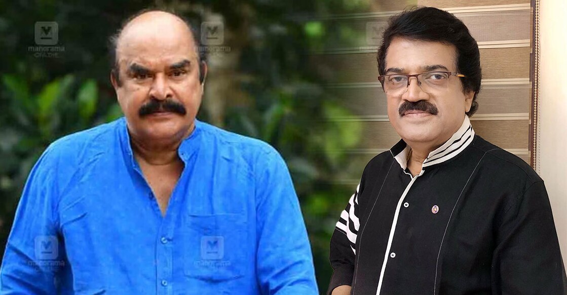 johny-mgsreekumar കുണ്ടറ ജോണി (ഫയൽ ചിത്രം മനോരമ), എം.ജി.ശ്രീകുമാർ (ഫെയ്സ്ബുക്)