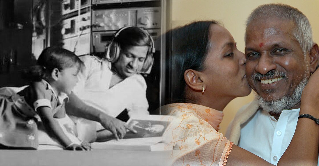 ഇളയരാജയും മകൾ ഭവതാരിണിയും (Facebook/Ilaiyaraaja), (PTI)