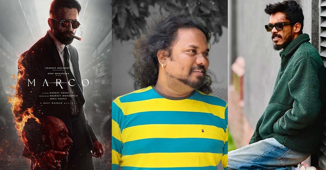 santhosh-venky-dabzee ‘മാർക്കോ’പോസ്റ്റർ, സന്തോഷ് വെങ്കി, ഡബ്സി