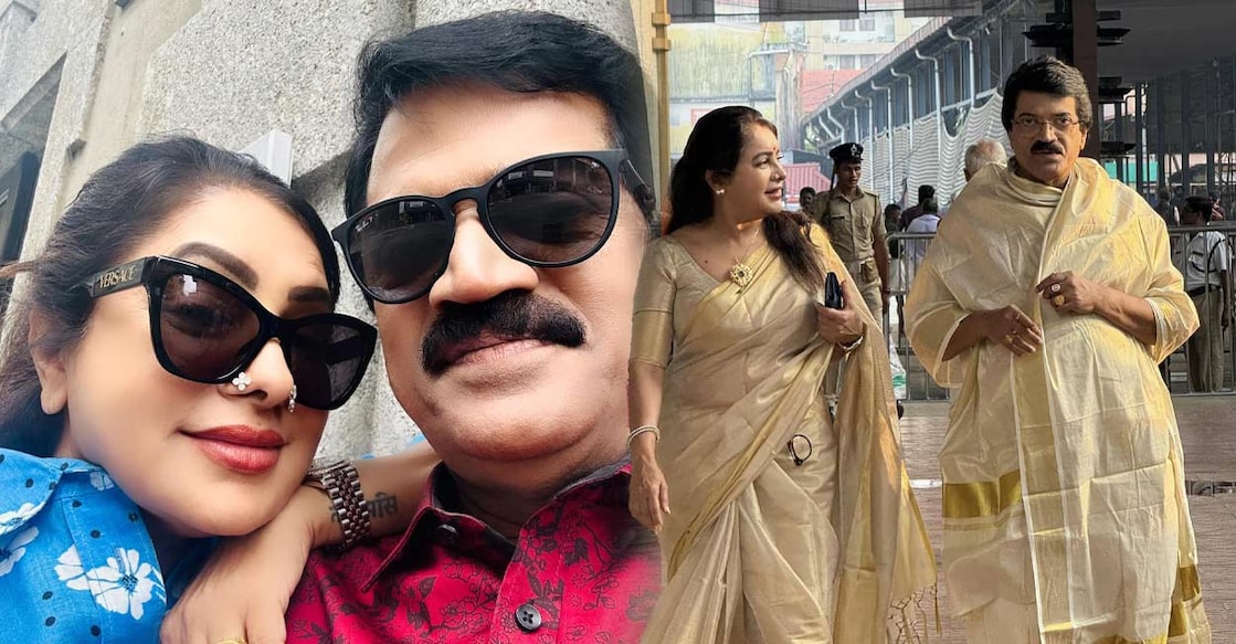 lekha-birthday-mg-sreekumar എം.ജി.ശ്രീകുമാറും ലേഖയും (ഫെയ്സ്ബുക്)