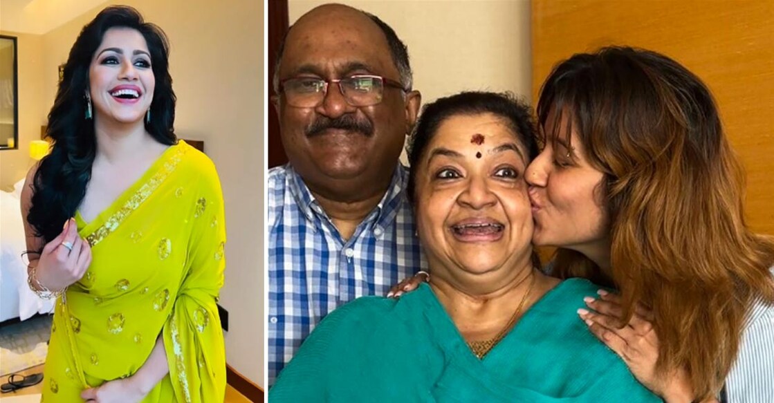 രഞ്ജിനി ഹരിദാസ്, കെ.എസ്.ചിത്രയ്ക്കും ഭർത്താവ് വിജയ് ശങ്കറിനുമൊപ്പം രഞ്ജിനി. Image Credit: Instagram/RanjiniHaridas