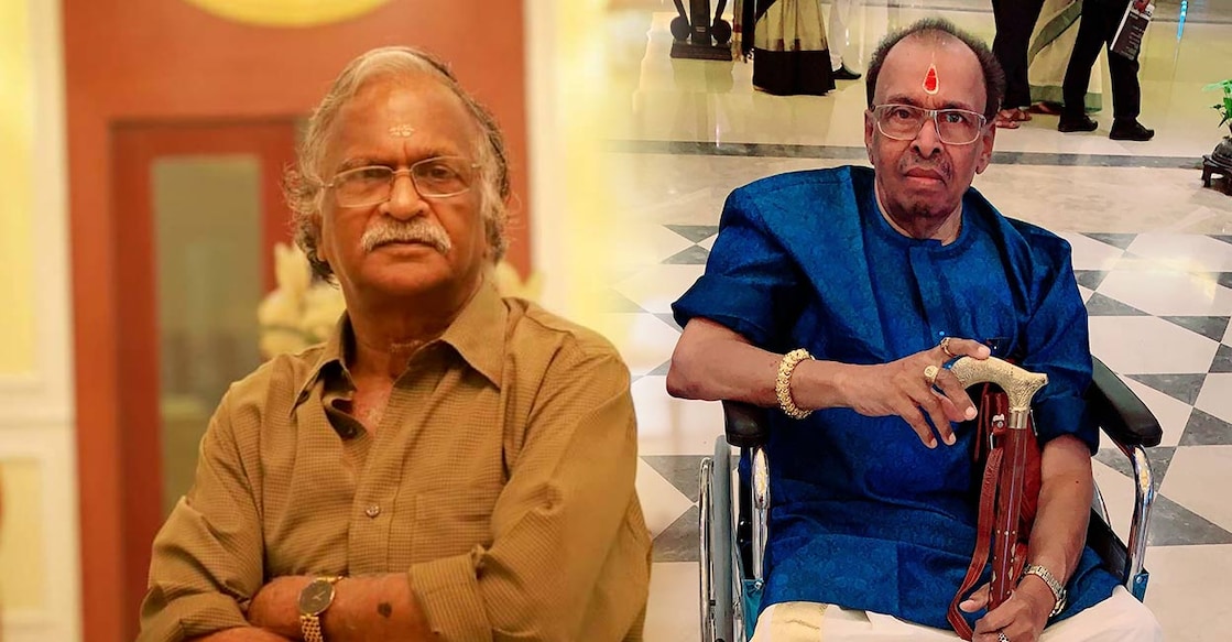 ശ്രീകുമാരൻ തമ്പിയും കെ.ജി.ജയനും (ചിത്രം: മനോരമ)