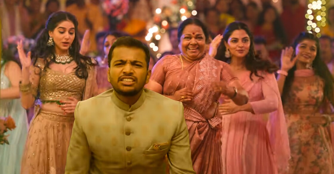 ‘കെ ഫോർ കല്യാണം’ ഗാനരംഗത്തിൽ നിന്ന്. 