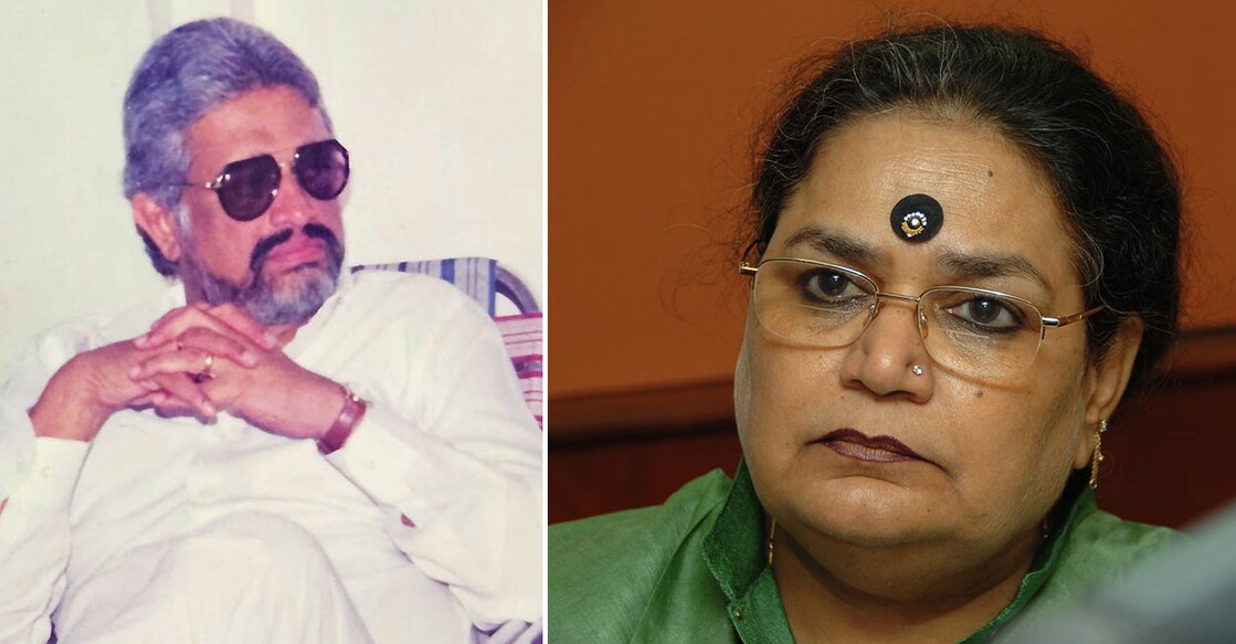 ജാനി ചാക്കോ ഉതുപ്പ് (മകള്‍ അഞ്ജലി ഉതുപ്പ് ഫെയ്സ്ബുക്കിൽ പങ്കുവച്ച ചിത്രം), ഉഷ ഉതുപ്പ്