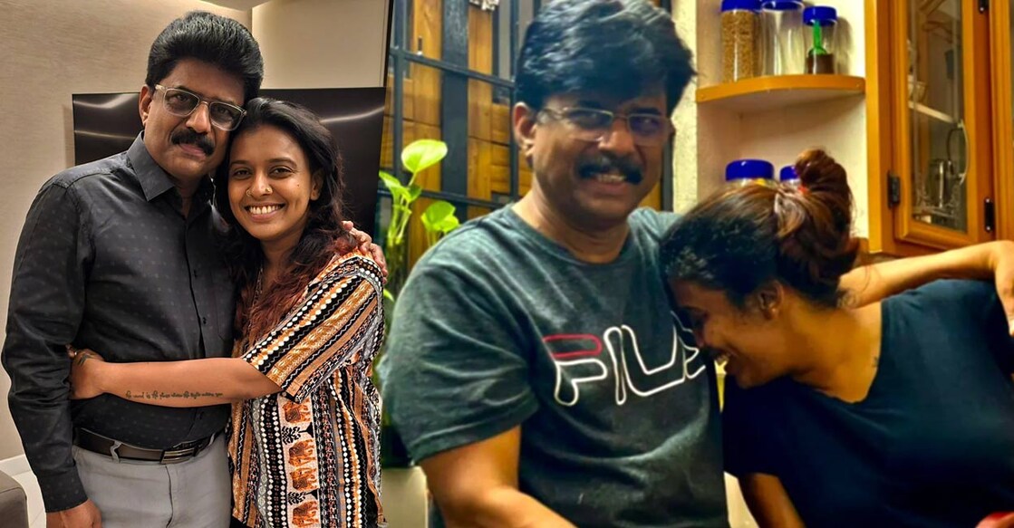 sithara-father അച്ഛൻ കൃഷ്ണകുമാറിനൊപ്പം സിത്താര (ഇൻസ്റ്റഗ്രാം)
