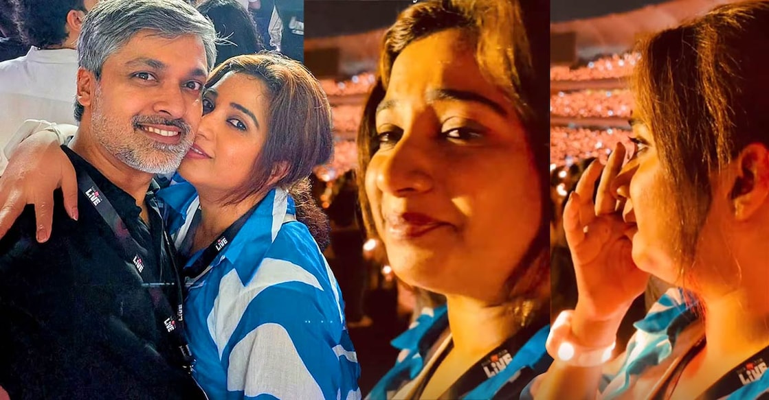shreya-cries ഭർത്താവ് ശൈലാദിത്യയ്ക്കൊപ്പം ശ്രേയ ഘോഷാൽ (ഇൻസ്റ്റഗ്രാം)