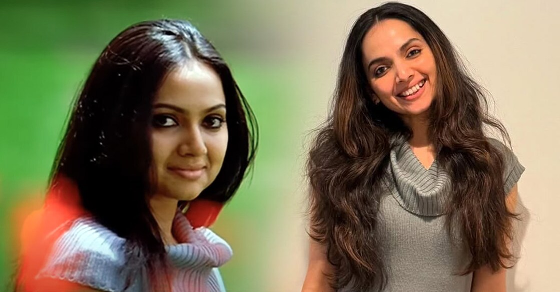‘പ്രിയനു മാത്രം ഞാൻ’ ഗാനരംഗത്തിൽ സംവൃത, അതേ വസ്ത്രം ധരിച്ച് സംവൃത ഇൻസ്റ്റഗ്രാമിൽ പങ്കുവച്ച ചിത്രം. 