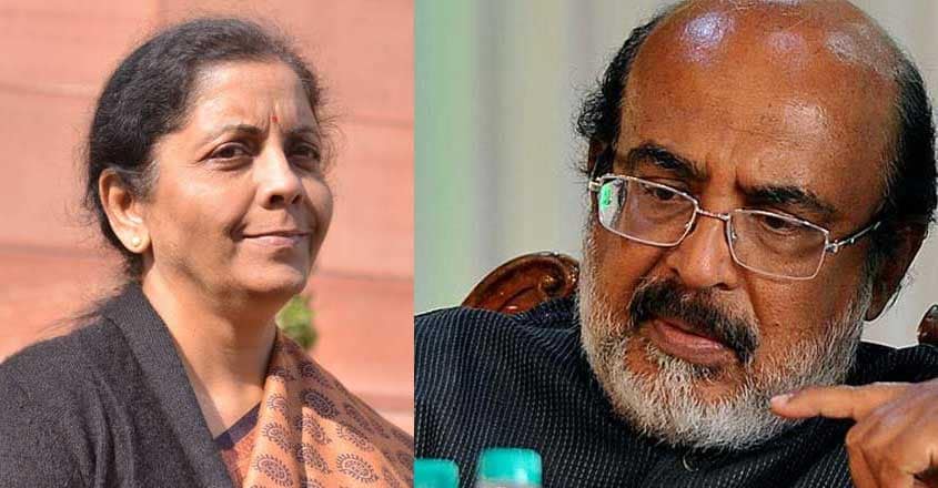nirmala-sitharaman-thomas-issac nirmala-sitharaman-thomas-issac