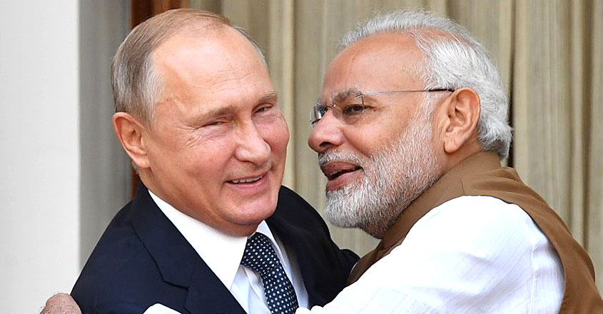 Vladimir Putin, Narendra Modi Vladimir Putin, Narendra Modi