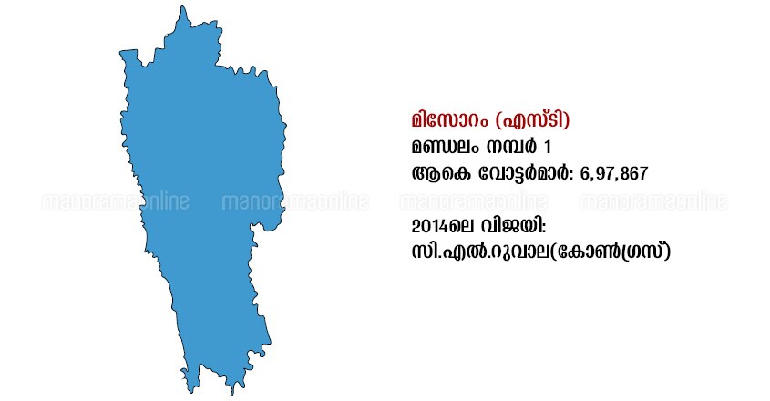 mizoram lok sabha elections map mizoram lok sabha elections map