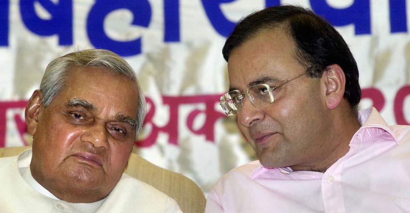 Vajpayee and Arun Jaitley Vajpayee and Arun Jaitley