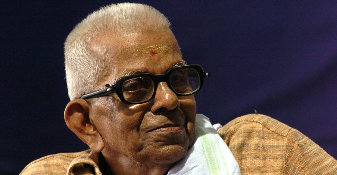 Akkitham Achuthan Namboothiri - Writer - Poet - Photo - P Mustha Akkitham Achuthan Namboothiri - Writer - Poet - Photo - P Mustha