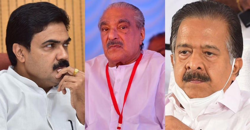 jose-k-mani-km-mani-ramesh-chennithala jose-k-mani-km-mani-ramesh-chennithala