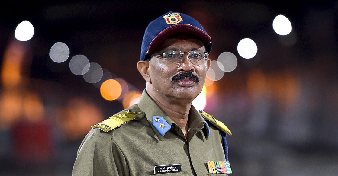 അടൽ ടണൽ പദ്ധതിയുടെ ചീഫ് എൻജിനീയർ കണ്ണൂർ സ്വദേശി കെ.പി.പുരുഷോത്തമൻ. (Photo by Money SHARMA / AFP)