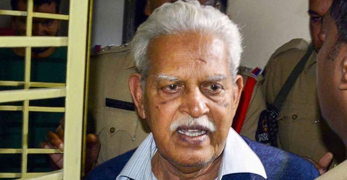 Bombay High Court grants bail to Varavarao  Varavara Rao Bail Bhima Koregaon Case Bombay High Court