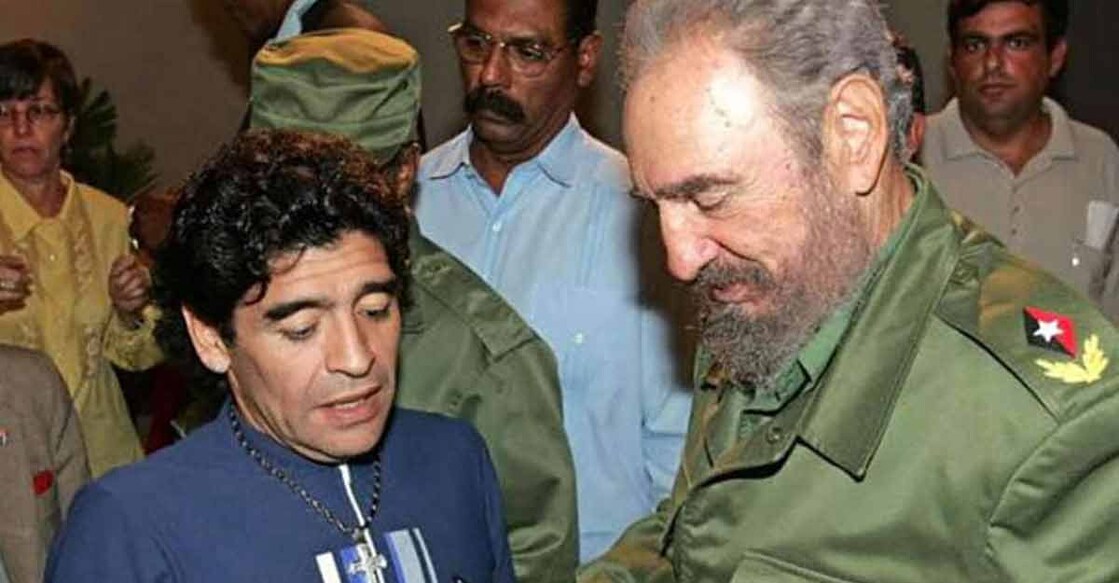 Diego-Maradona-Fidel-Castro Diego-Maradona-Fidel-Castro
