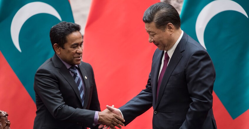 CHINA-MALDIVES-DIPLOMACY CHINA-MALDIVES-DIPLOMACY