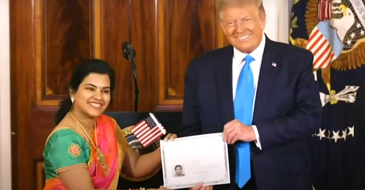 സുധയുടേത് അദ്ഭുത വിജയമെന്ന് ട്രംപ്; കുടിയേറ്റക്കാർക്കു പൗരത്വം നൽകി ...