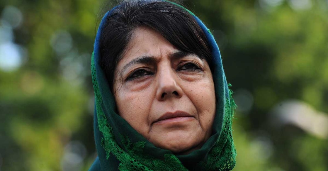 mehbooba-mufti മെഹ്ബൂബ മുഫ്തി (ഫയൽ ചിത്രം) (Photo by TAUSEEF MUSTAFA / AFP)