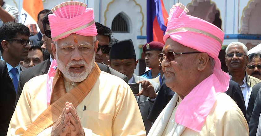 Narendra Modi, KP Sharma Oli Narendra Modi, KP Sharma Oli