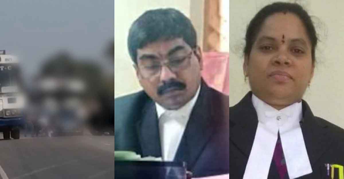 Lawyer pulls couple out of car;  Killed in Nadu Road |  Telangana Crime