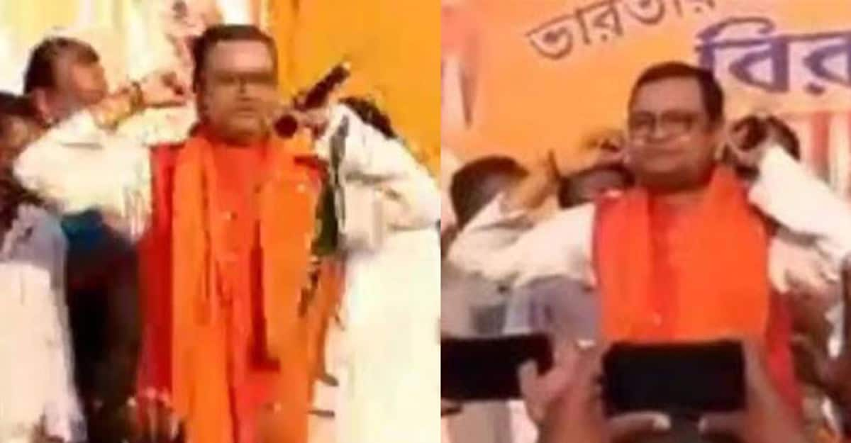 Trinamool leader apologizes to BJP – Video