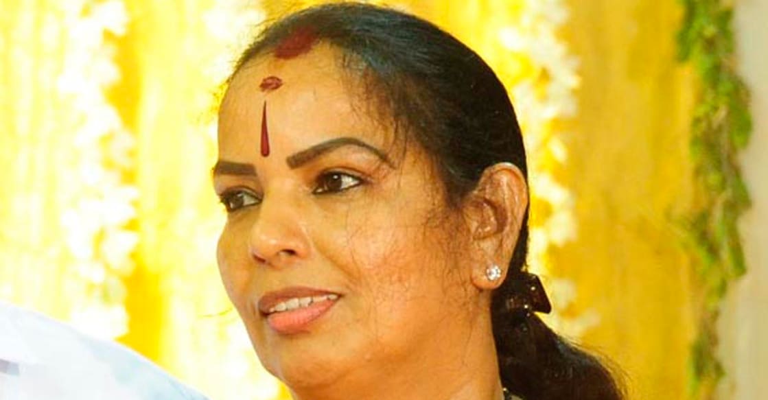 vinodini-balakrishnan1 Kannur 18 October 2012,
CPM Politburo member Kodiyeri Balakrishnan MLA and wife Vinodini attending Vineeth sreenivasan's wedding at Kannur.
Pic By Sajeesh Sankar.