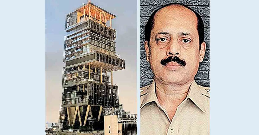 Mukesh-Ambani-house-Antilia-and-Sachin-Vase Mukesh-Ambani-house-Antilia-and-Sachin-Vase