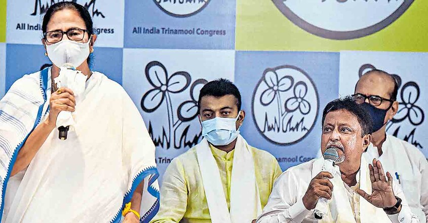 Mamata Banerjee, Mukul Roy Mamata Banerjee, Mukul Roy