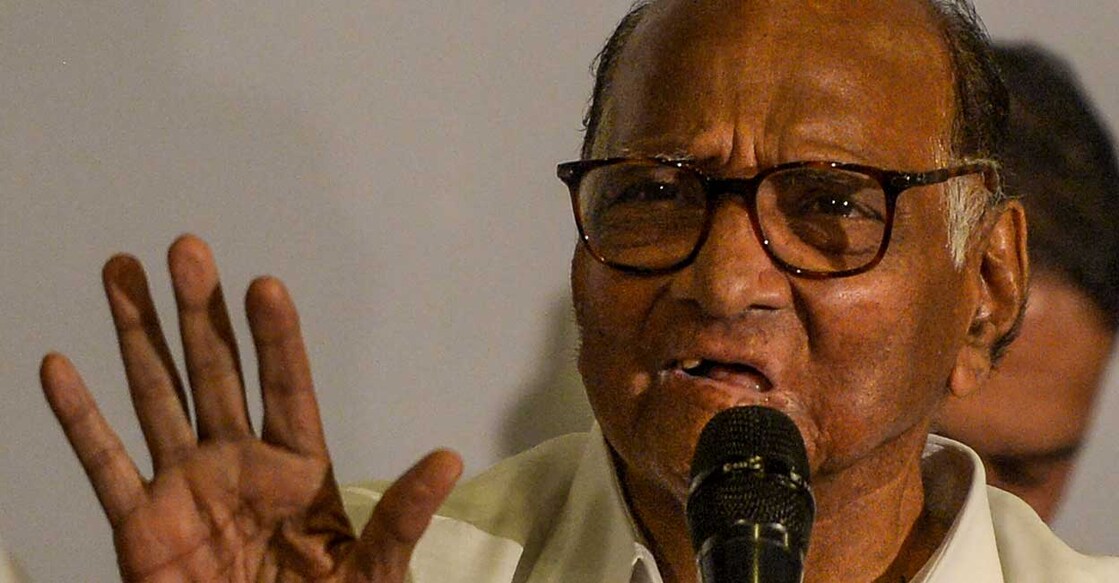 Sharad Pawar (Photo by Punit PARANJPE / AFP) ശരദ് പവാർ (Photo by Punit PARANJPE / AFP)
