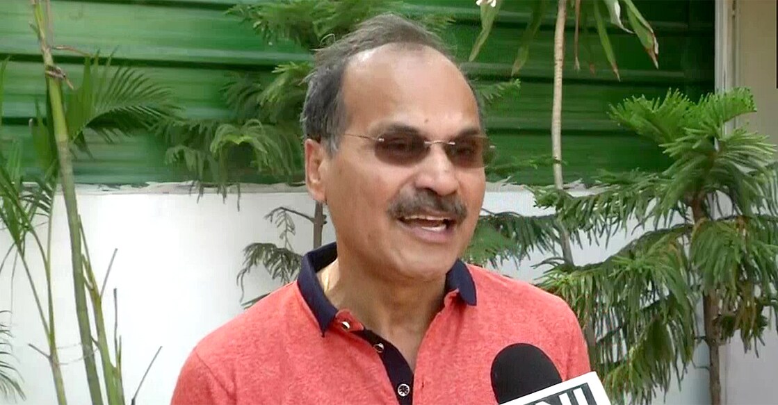 Adhir Ranjan Chowdhury Photo: @ANI /Twitter അധിർ രഞ്ജൻ ചൗധരി. ചിത്രം: @ANI /Twitter