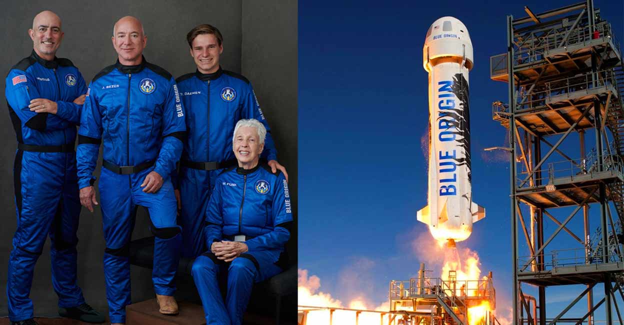 Bezos Space Rides ജെഫ് ബെസോസിന്റെ സ്വപ്നയാത്രയും ആശങ്കകളും | Jeff Bezos Space Flight All ...