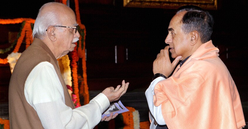LK Advani, Subramanian Swamy LK Advani, Subramanian Swamy