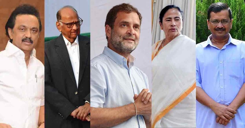 M.K. Stalin, Sharad Pawar, Rahul Gandhi, Mamata Banerjee, Arvind Kejriwal M.K. Stalin, Sharad Pawar, Rahul Gandhi, Mamata Banerjee, Arvind Kejriwal