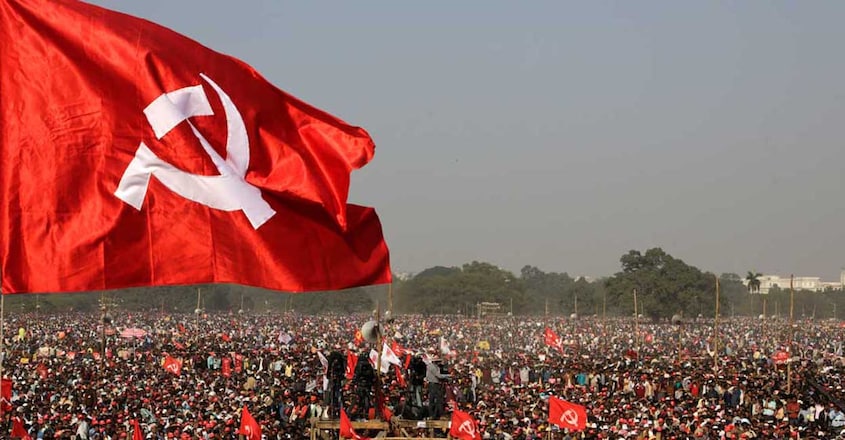 Left Parties | CPM Flag | (AP Photo/ Bikas Das) Left Parties | CPM Flag | (AP Photo/ Bikas Das)