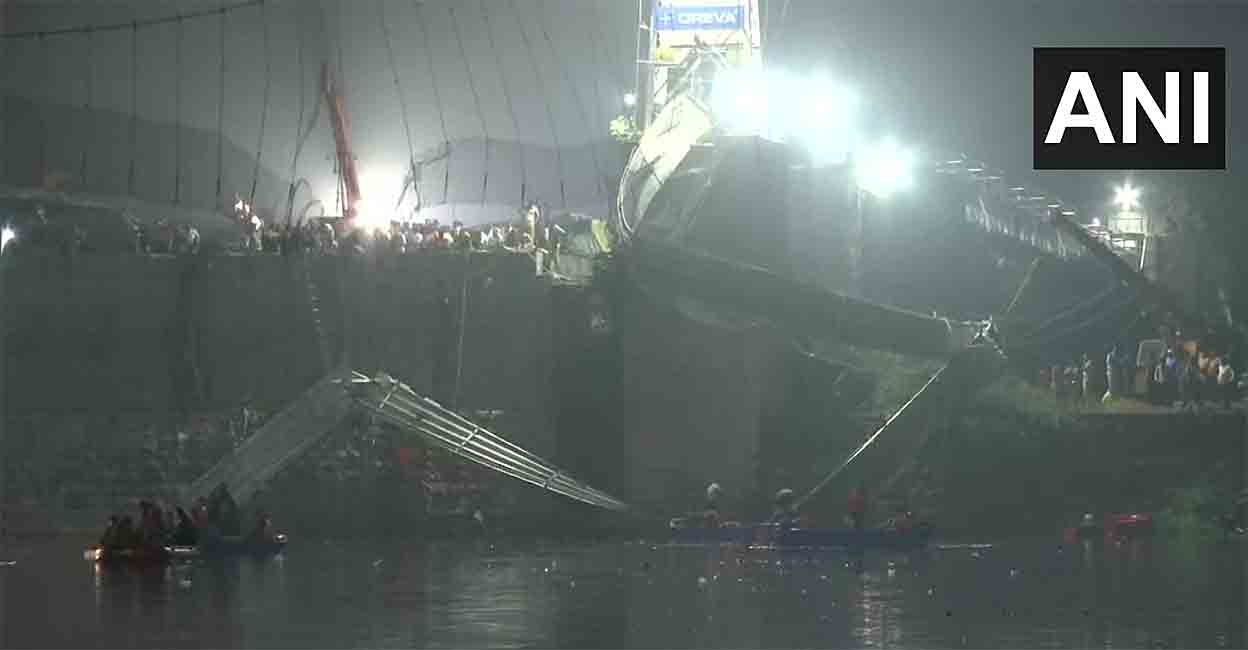 Suspension bridge collapses in Gujarat;  Death toll surpassed 100, more people suspected to be trapped – Cable Bridge Accident