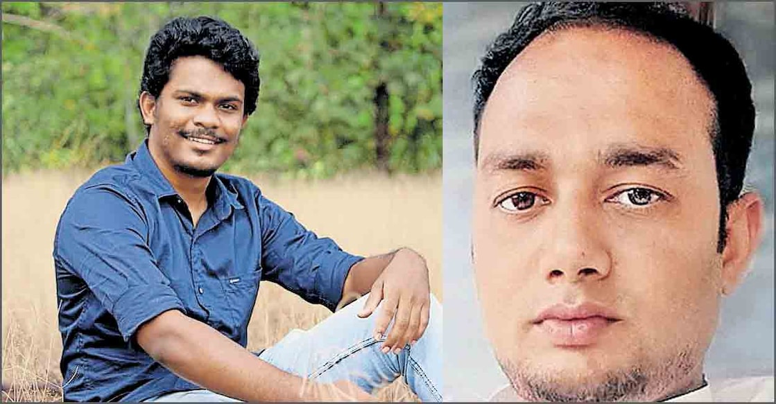 dheeraj-rajendran-and-nikhil കൊല്ലപ്പെട്ട ധീരജ്, കസ്റ്റഡിയിലായ നിഖിൽ പൈലി