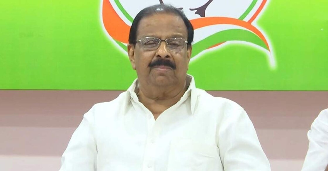 K Sudhakaran | Screengrab: Manorama News കെ.സുധാകരൻ (Screengrab: Manorama News)