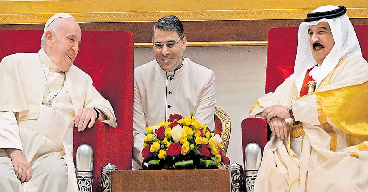 Pope Francis in Bahrain with a message of friendship – Visit of Pope Francis to Bahrain |  Malayalam News, World News |  Manorama online