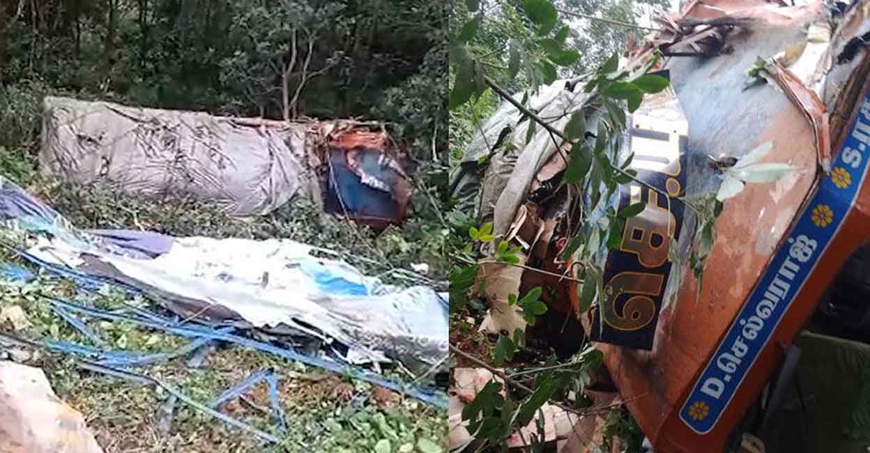 Truck Carrying Foreign Spirits Overturned into Koka at Thamarassery Pass – Truck Accident |  Thamarassery